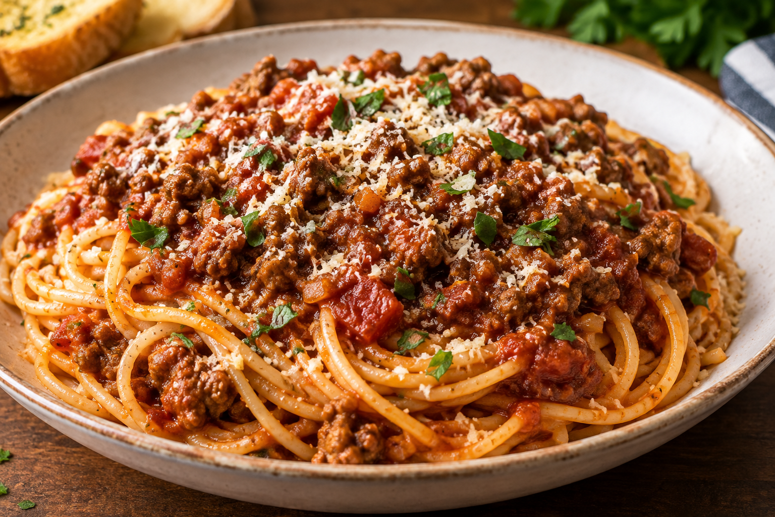 Meat Sauce pasta